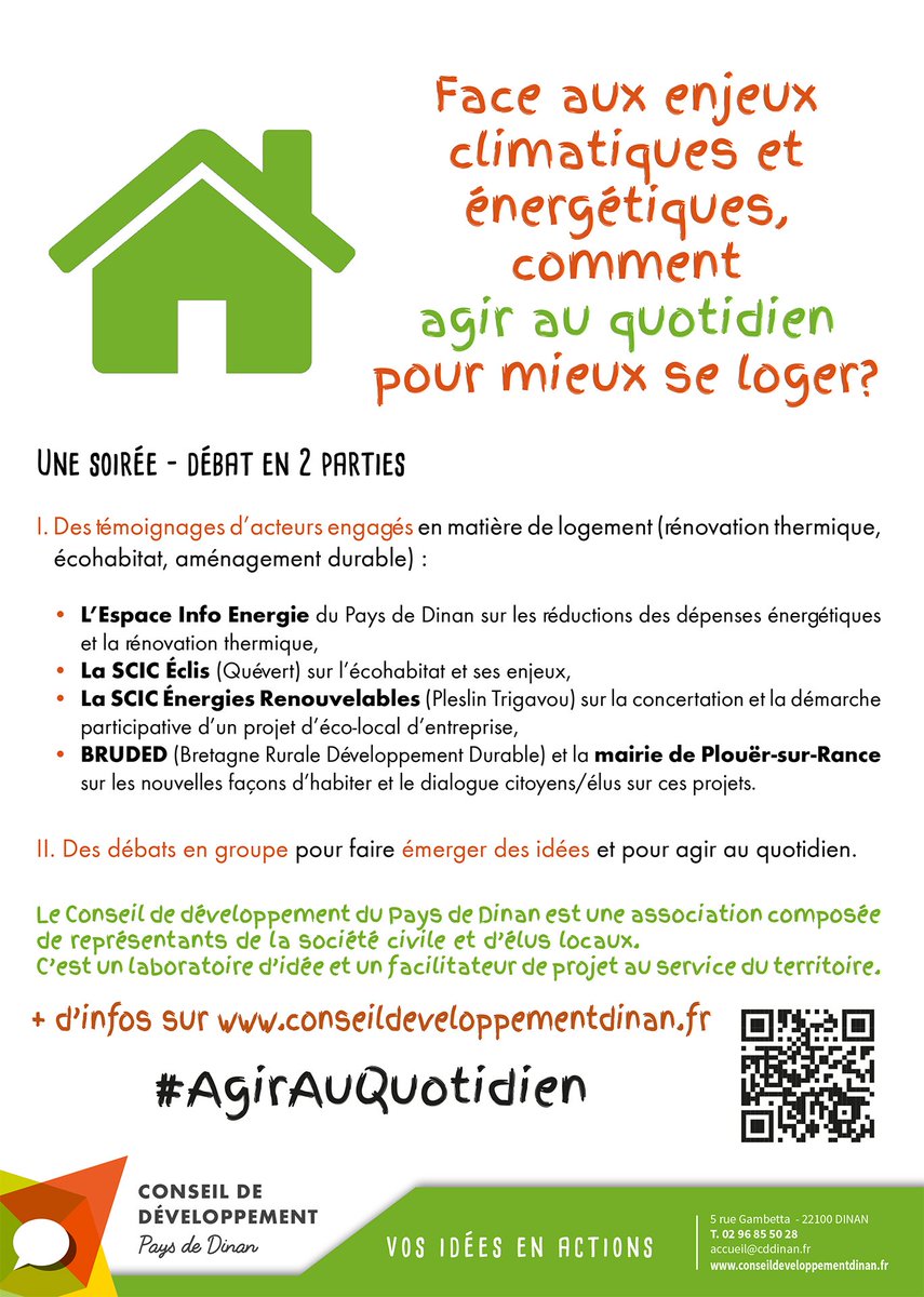 #AgirAuQuotidien ,#FRAALL. Et vous ce soir que faites-vous?