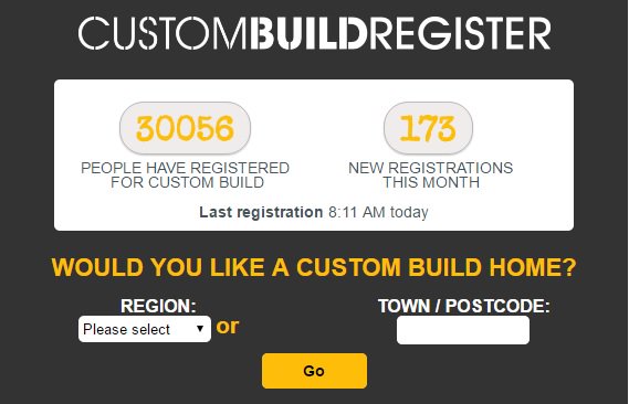 CustomBuildUK's tweet photo. The #CustomBuildRegister is showing over 30,000 people are looking for a #custombuild project across the country! https://t.co/5X2FUD0E5L