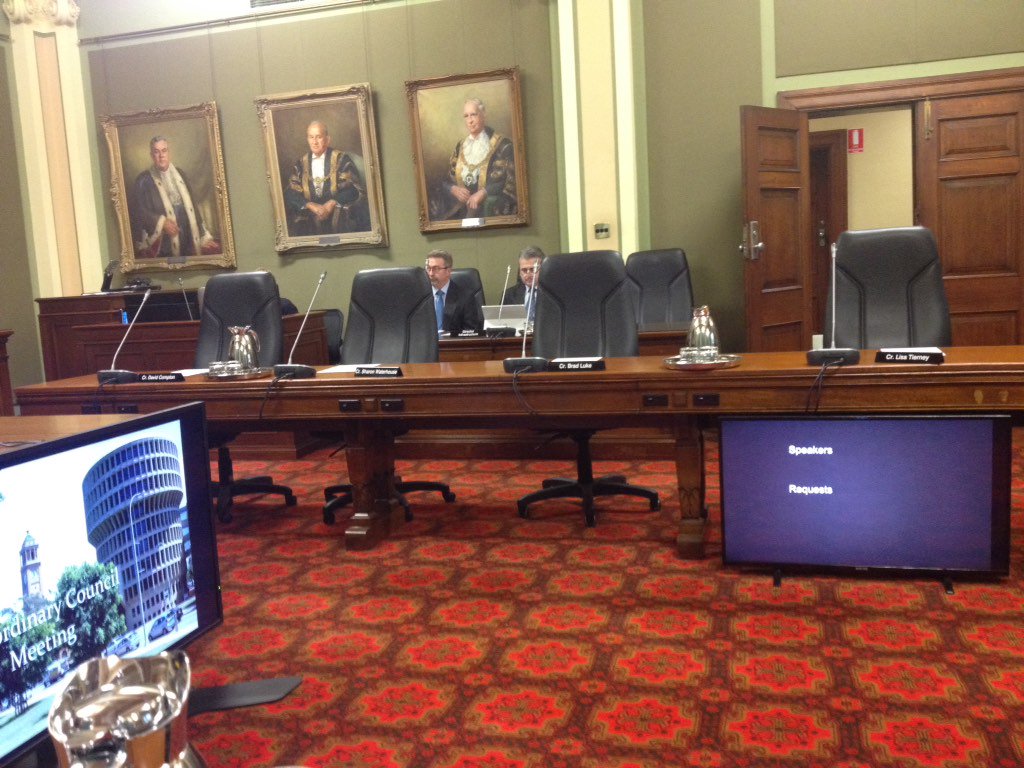 JasonDunnWard4's tweet photo. Third night at @CityNewcastle with no Liberal Councillors turning up for their own motion, beyond a joke. https://t.co/TLDWSCZsFQ