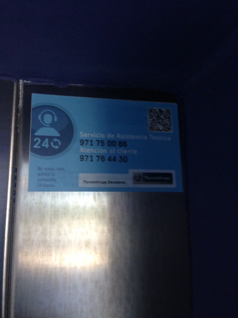 chammarus's tweet photo. 3 months had passed and our lift at Calçat 6, Palma Mallorca is still broken. Thank u @TKE_ESPANA for shitty service https://t.co/krgSMlAzwf