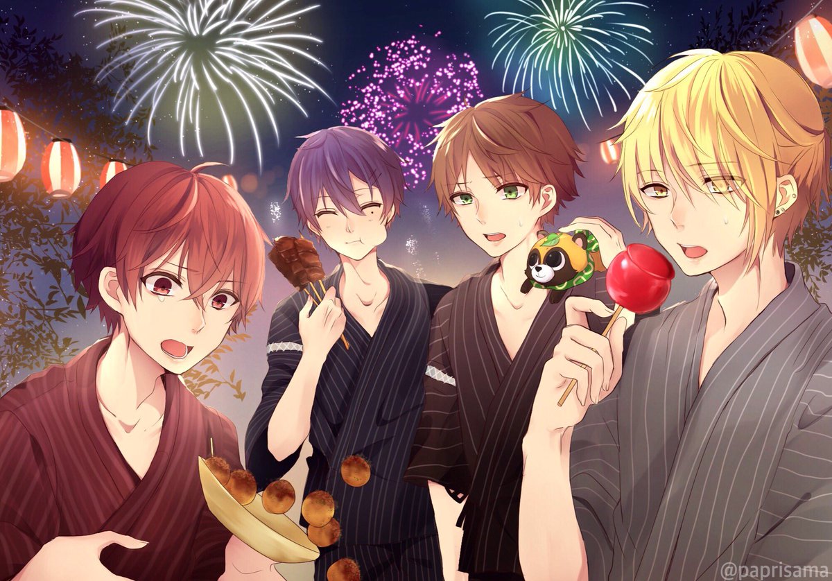 恋色花火/浦島坂田船 オフショット！！😎🎆☀️🍉🌻