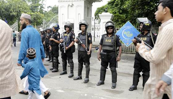 NBCNews's tweet photo. Gunbattle during Eid prayers leaves at least two dead in #Bangladesh https://t.co/TDpWwv5Cku https://t.co/UaBfVWXvy0