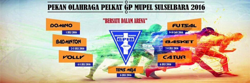 Ayo meriahkan Pekan Olahraga Pelkat GP GPIB Mupel Sulselbara! Ada timnas kita juga lho GPers 😁💪🏻😇 #GPBKalwaysON