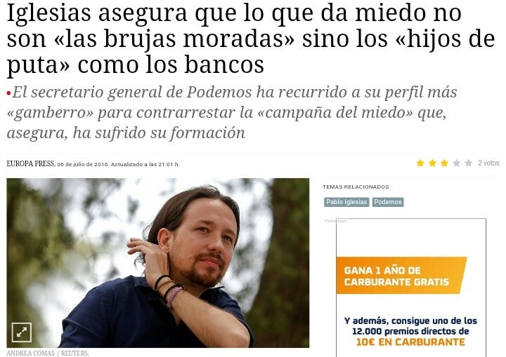 podemstboi's tweet photo. Iglesias asegura lo que da miedo no son #BrujasMoradas sino los #HijosDPuta como los bancos https://t.co/BM2BVOgsbN https://t.co/7qxz26zqjB