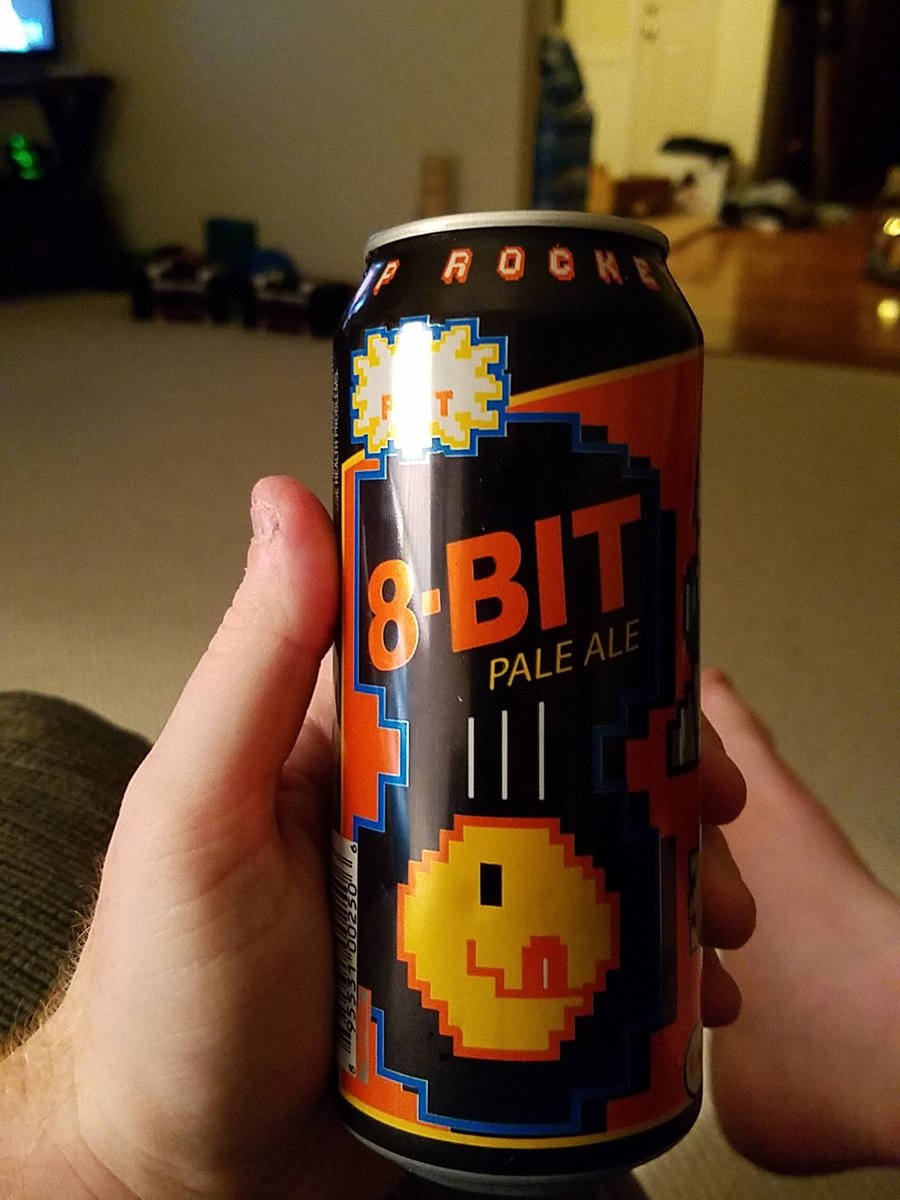 Andrew_D1988's tweet photo. Thanks @TallgrassBeer for the delicious 8bit pale ale. Also, kickass can design. #craftbeer #pacman #beersummer https://t.co/RW6kZNyfqd
