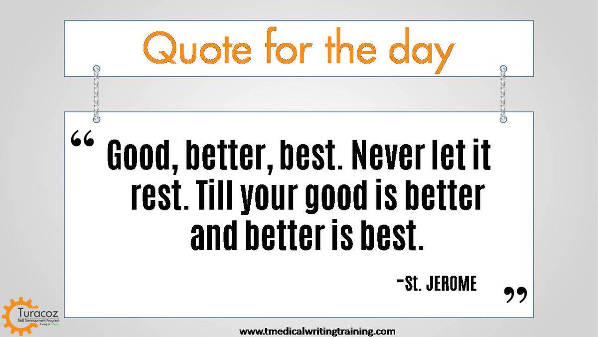 TuracozSkill's tweet photo. #TuracozSkillMedicalWritingTraining - #QuoteForTheDay. Info #ClinicalMedicalWritingTraining https://t.co/Jna8M9kpWN. https://t.co/e0KNgd9xfQ