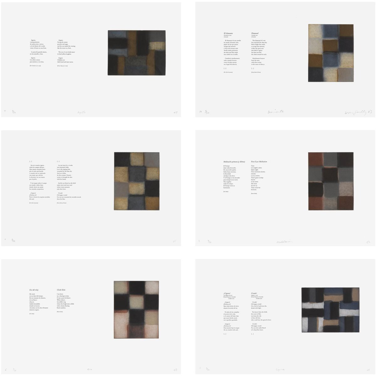 seanscully_art's tweet photo. ETCHINGS FOR FEDERICO GARCÍA LORCA, 9×7in, Sold for $23,015 USD #seanscully https://t.co/SGaiVifu28 https://t.co/D8qnsU7XnQ