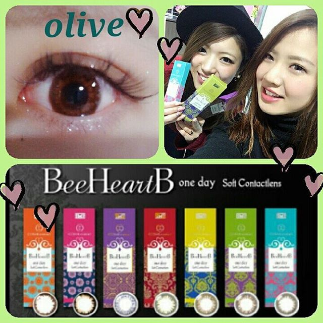 paracon111's tweet photo. 【着用レポ】ビーハートビー NO5 olive 1dayです👀　▶https://t.co/atz1jJmvyk レンズの着色は薄めですがフチも入ってしっかり盛ってくれるレンズ☝💓✨  度あり＆度なし👀7色展開☝💓✨ https://t.co/CQbkXwwN8u
