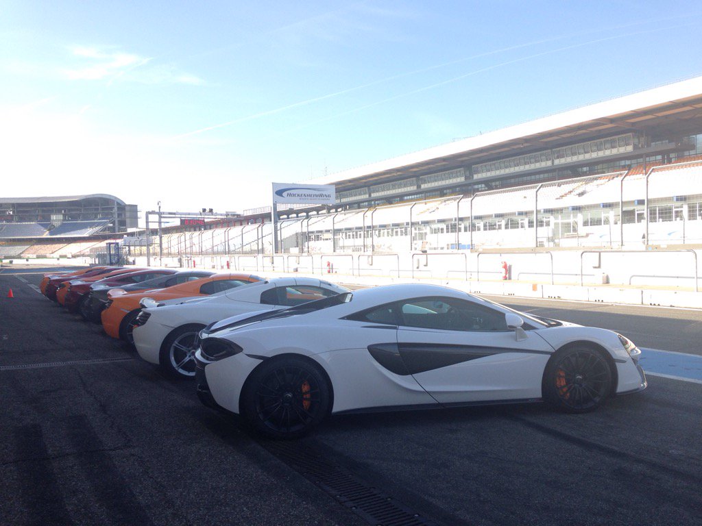 PureMcLaren's tweet photo. Guten Morgen from a sunny Hockenheimring where our #PureMcLaren track day is just getting under way https://t.co/FNcgc2OjBp