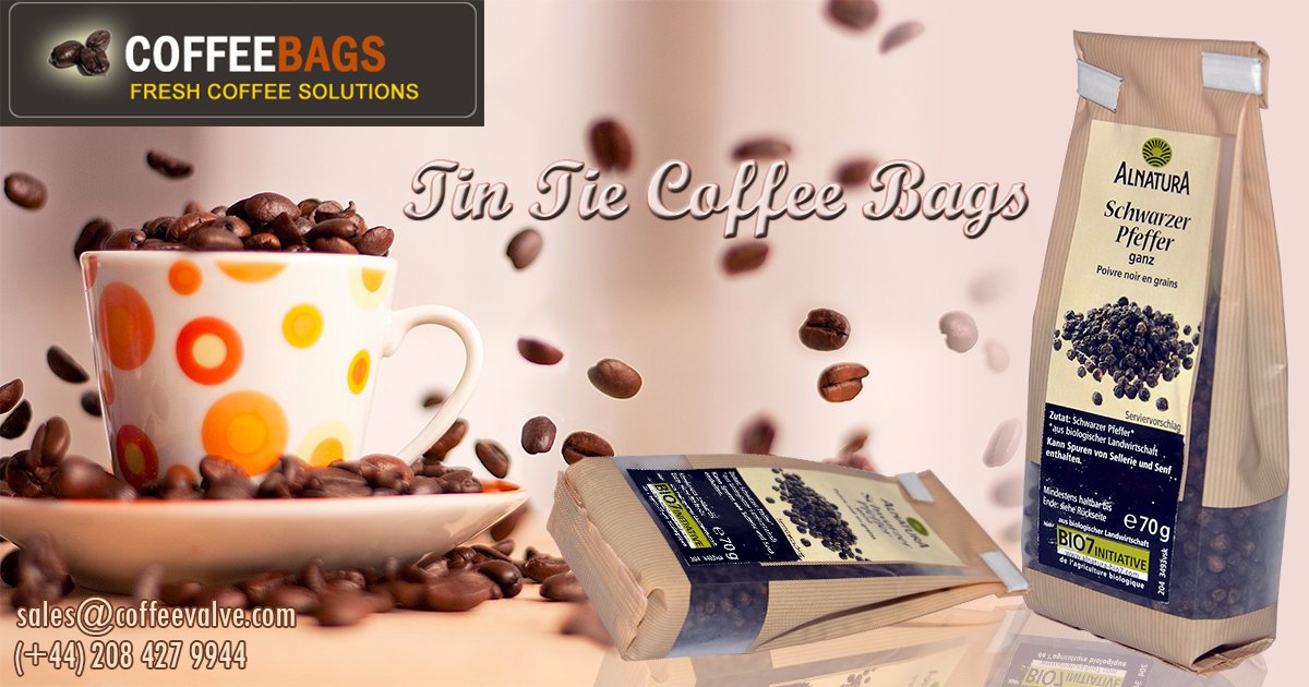 CoffeeBagsUk's tweet photo. #TinTiePaperBags are safe for food and commonly used for #coffee, #tea, #candy,#cookies,#nuts &amp; other food products! https://t.co/P16YyyeCk0
