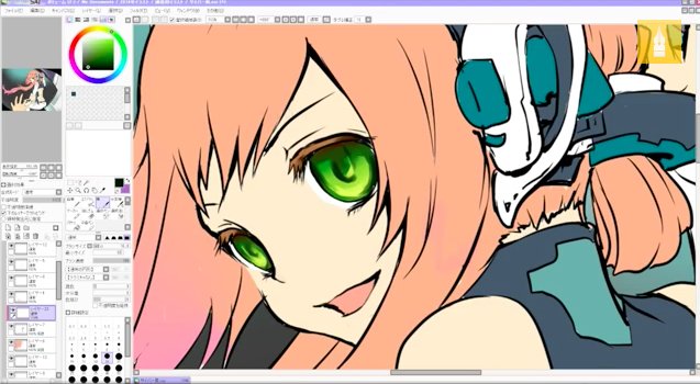 お絵かき講座パルミー 7周年イラコン開催中 うー最近暑いですね D イラストだけでもクールに デジタルならではの手法でサイバー風イラストに挑戦しませんか 電脳空間へgo 三 サイバー風のイラストの描き方講座 T Co Pok3zgjqx7