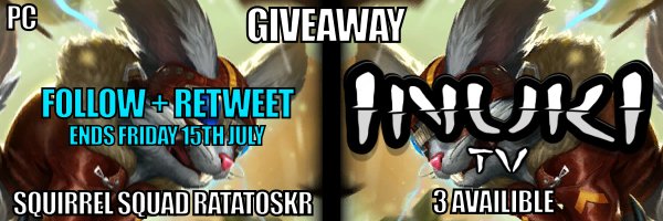 Inukii's tweet photo. Squirrel Squad Ratatoskr! Follow and Retweet - chance to win =) Inuki TV community discord: https://t.co/xfFcU4pNxI https://t.co/aYUzGZI49N