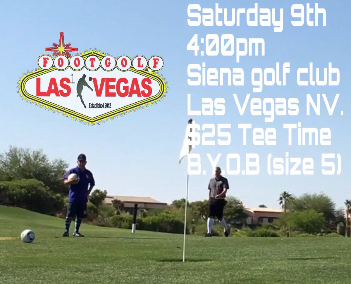 Let's have some #FUNTIME  #LasVegas #FOOTGOLF #SIENAGOLFCLUB