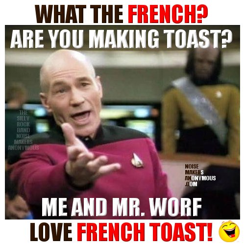 TheRockBandNMA's tweet photo. Let Captain Piccard #PlayThisTagForNoReason
#meme #lol #StarTrek #NextGeneration https://t.co/bdfxFceigP