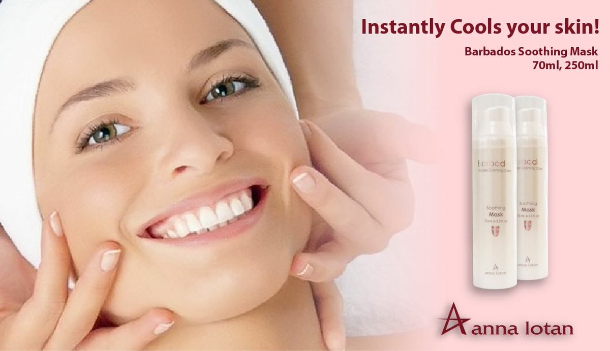 AnnaLotanUK's tweet photo. Barbados Soothing Mask, 70 / 250 ml

#annalotan #uk #barbados #oilyskin #sensitiveskin #skincare https://t.co/6nlkGgNWfK