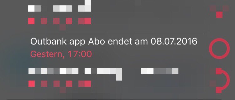 durchgemacht's tweet photo. @Outbank perfektes timing 👏🏼🎉 https://t.co/ouvWrTud9l