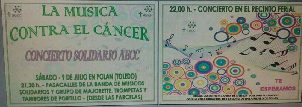 SantaCeciliaAlc's tweet photo. Este sábado, día 9, colaboraremos en Polán (Toledo) en un concierto solidario a favor de AECC. Están todos invitados https://t.co/CTloClrmZv