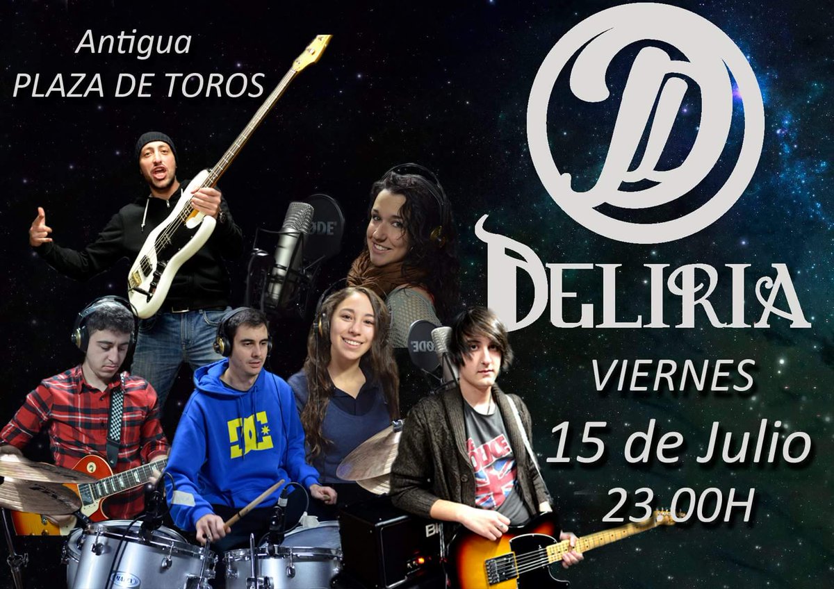 GrupoDeliria's tweet photo. El viernes 15 de Julio, nos vemos https://t.co/j818gdPLgm