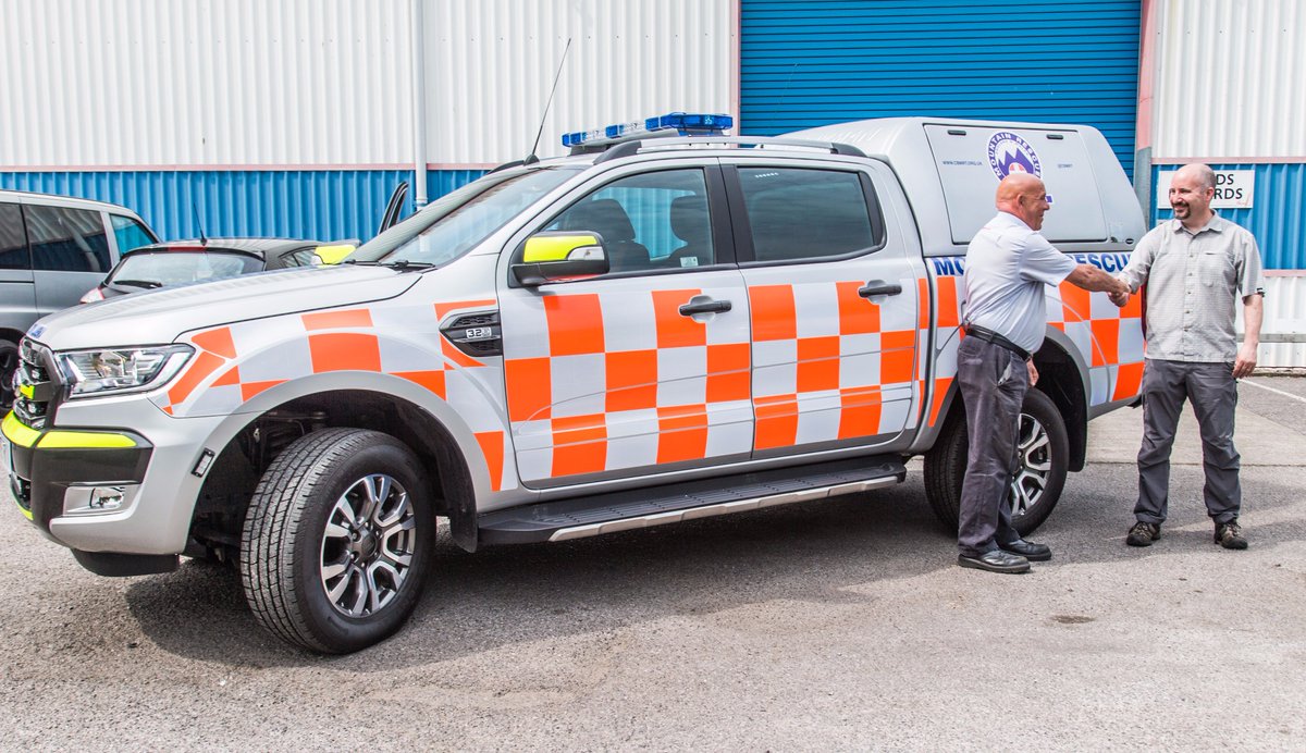 WHBence's tweet image. #whbence are delighted to present @CBMRT with their new response vehicle. Hope it passes HRH inspection!
