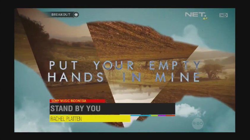 DickyRinaldo's tweet photo. Dedicated to you and your loved ones :)) Rachel Platten - Stand By You #BreakoutNETMeetUp https://t.co/3i0OPvT9E4