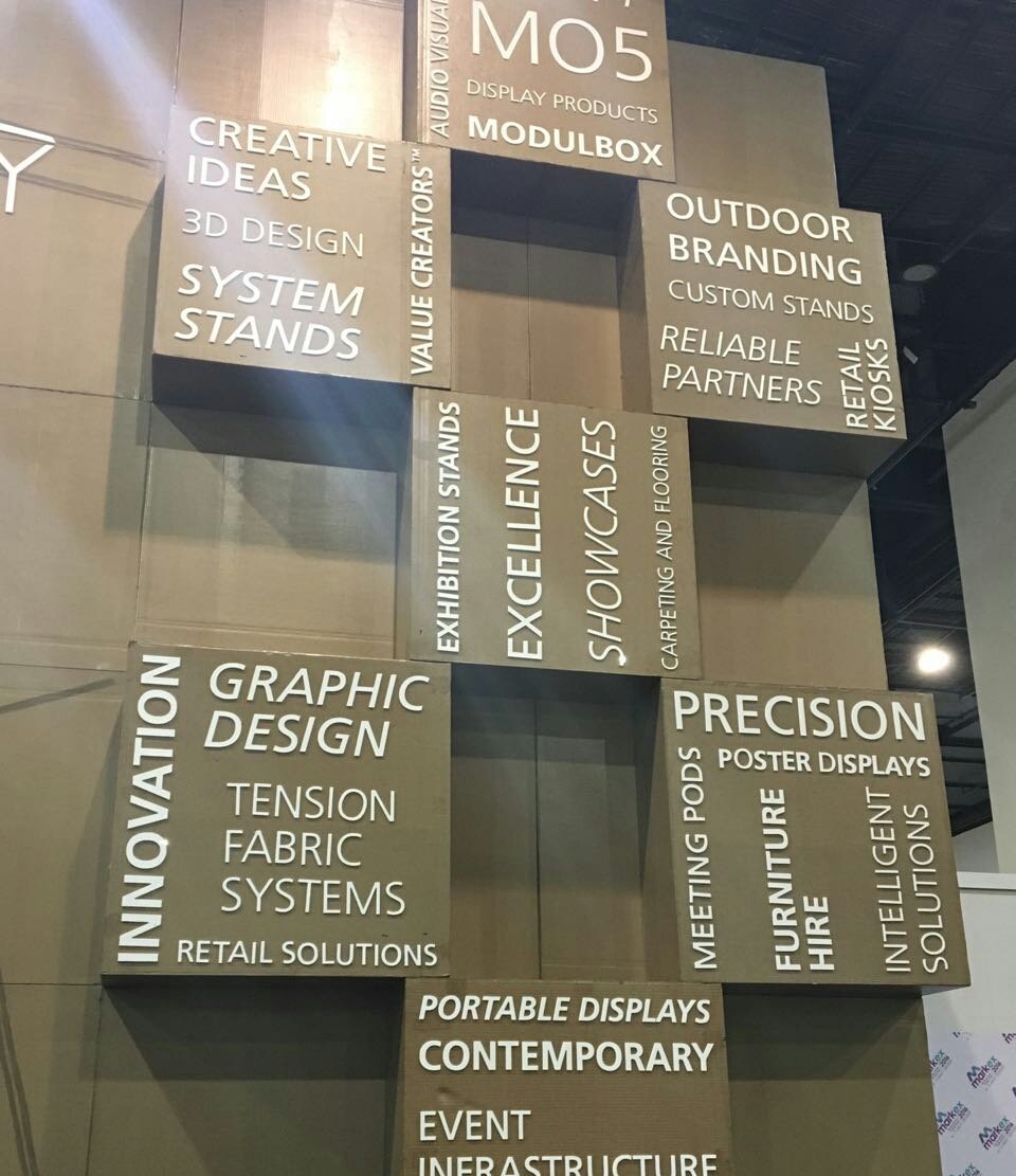 begininteriors's tweet photo. @ScanDisplay at @MarkexSA in Sandton. Pop in and get a #GrindCoffee. Love the card box idea. #ScanMarkex #Exhibition https://t.co/l61Huo2eAH