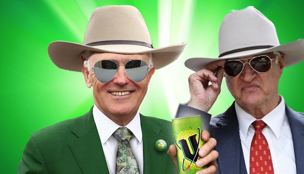 .<a href="/TurnbullMalcolm/">Malcolm Turnbull</a> while you won #BobKatter's support today, I won us all his wardrobe. #ausvotes #TheProjectTV