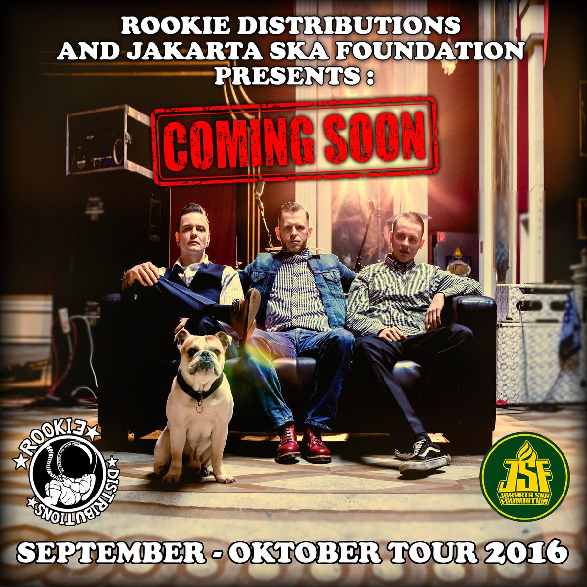 IN COLLABORATION WITH Rookie Distributions 
 " COMING SOON " September - Oktober 2016 Tour... 
 Stay tune yaaks...