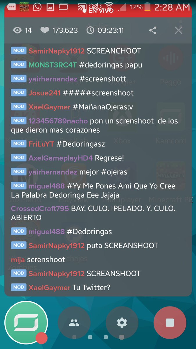 GamerClan7's tweet photo. Noche epica con la banda en @Kamcord
#Dedoringas https://t.co/J8UxzMl3f5