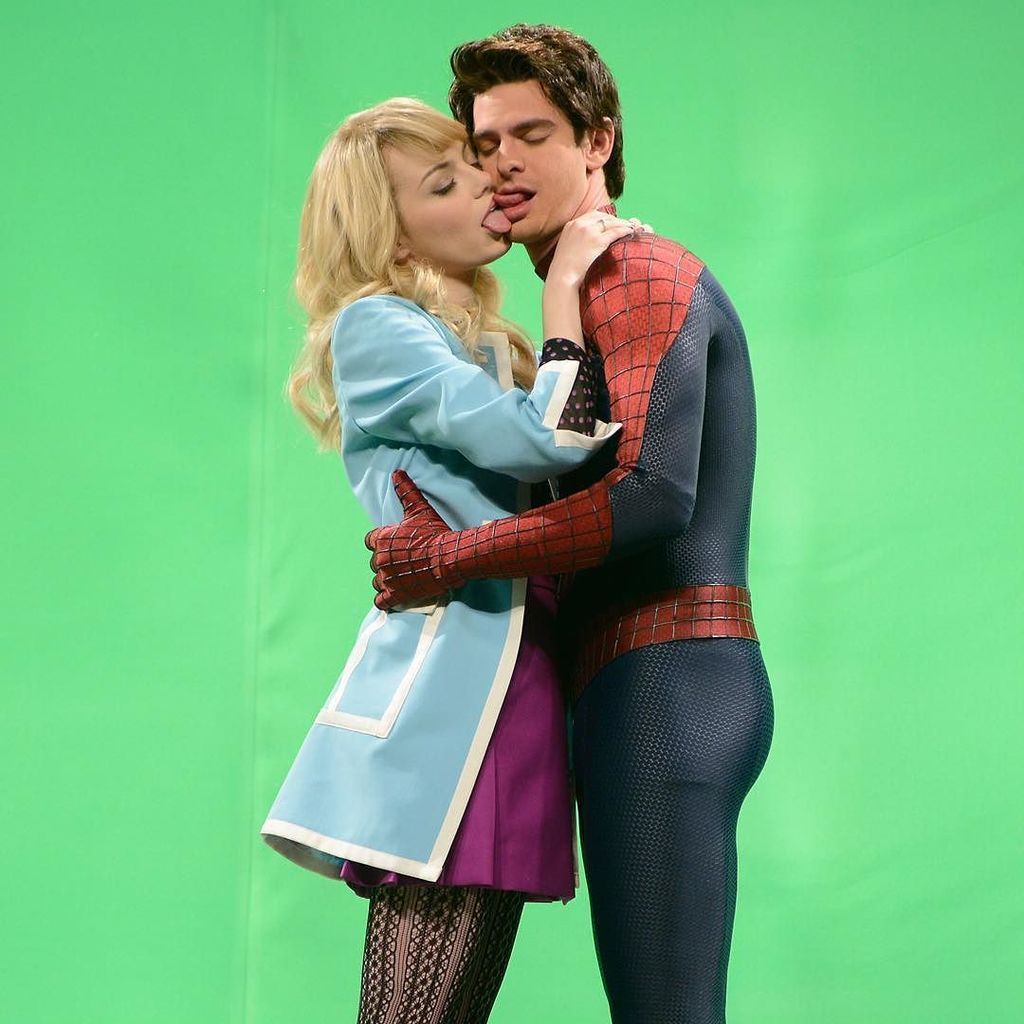 Guys Behindthescenes Emmastone Andrewgarfield