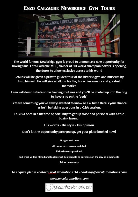 Enzo Calzaghe MBE tweet media