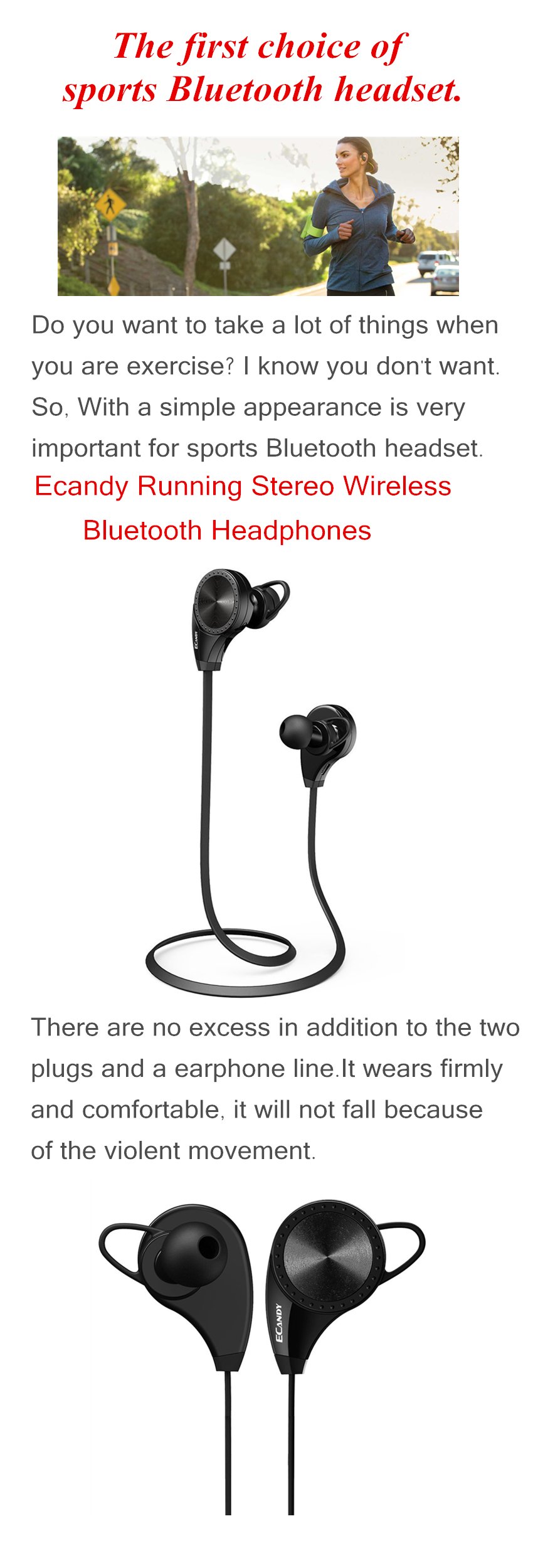 Ecandy bluetooth headphones clearance