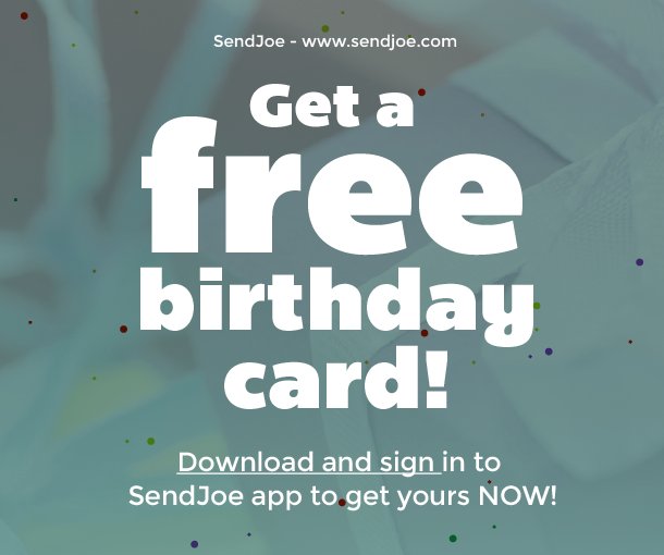 SendJoe's tweet photo. #freeBirthdayCard #SendJoe #nevermissaday https://t.co/C2xbCTIb2j