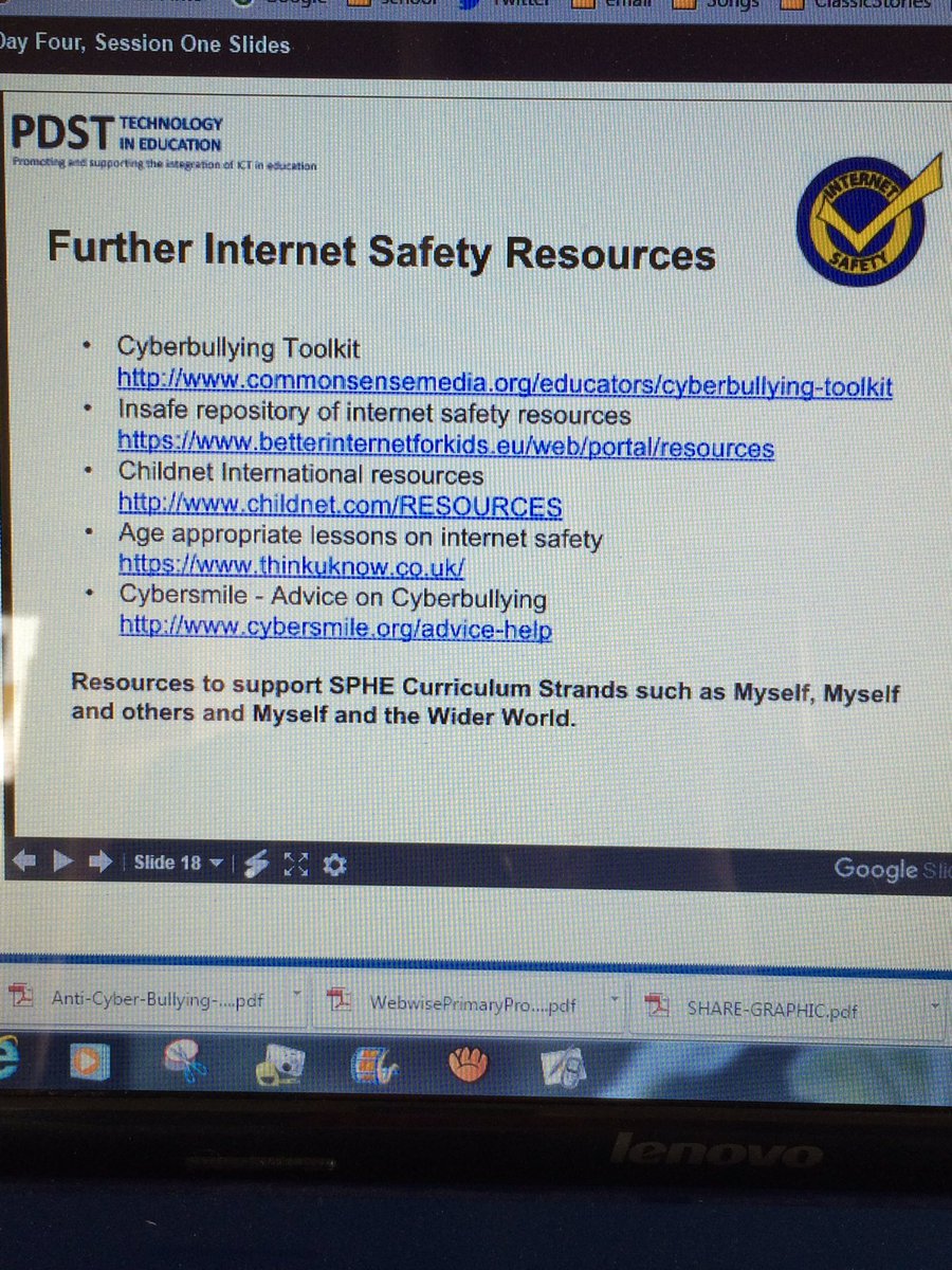 TShalloo's tweet photo. Learning about Internet Safety in #miltownmalbay #embedict16 @ClareEdCentre https://t.co/KAmR1TnVvR