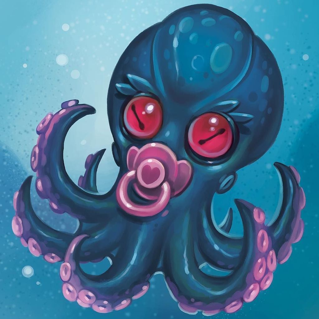 Iello Boardgameart Bebe Kraken Pour Oceanos Juillet 16 Par Treflerouge Chaque Semaine T Co Nltb0wv1c5