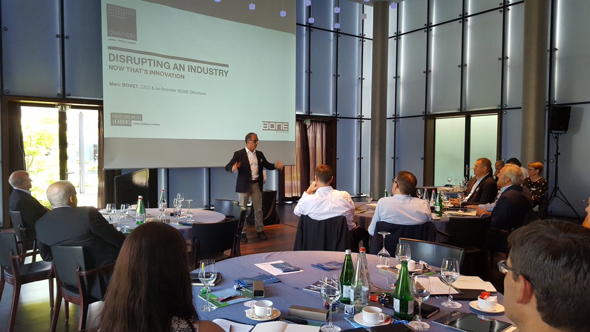 ProcurementLDRS's tweet image. &quot;The more static a company is, the more fun it is to disrupt!&quot; @THEmadmab disrupting our thinking at #PLOvation