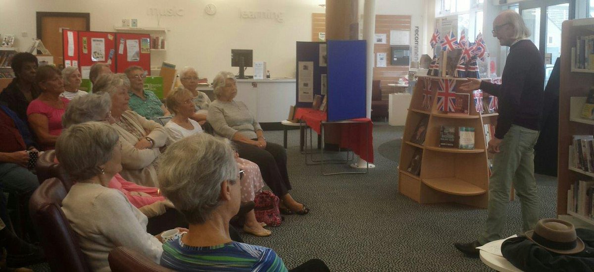 LancsLibraries's tweet image. Colin Penny from @lmuseums talks Hadrian &amp;amp; Antonious at #Euxton Library coffee morning