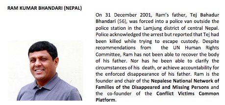 TheICMP's tweet photo. @RamBhandariNEP from #Nepal will be among the panelists speaking at #Profilesofthemissing this Friday in The Hague https://t.co/MqbGNx2YQO