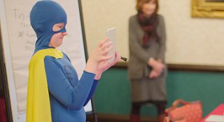 OurEuropeComp's tweet photo. #tbt to #OurEurope filmmaking project this year - Captain Europe from @KirkcaldyHigh https://t.co/2nRcI5qTw3
