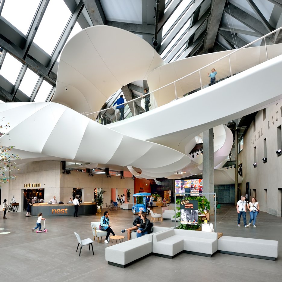 Nestlé's first factory transformed into interactive exhibition space: dezeen.com/2016/07/07/nes… #design