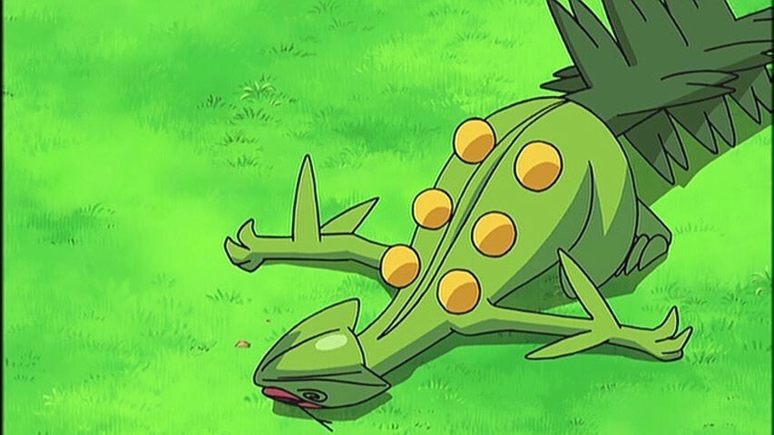 にかいち בטוויטר ダークライは倒したけどその後ラティオスに負けてしまうんですよねシンオウリーグのジュカイン ぐるぐる目はかわいい