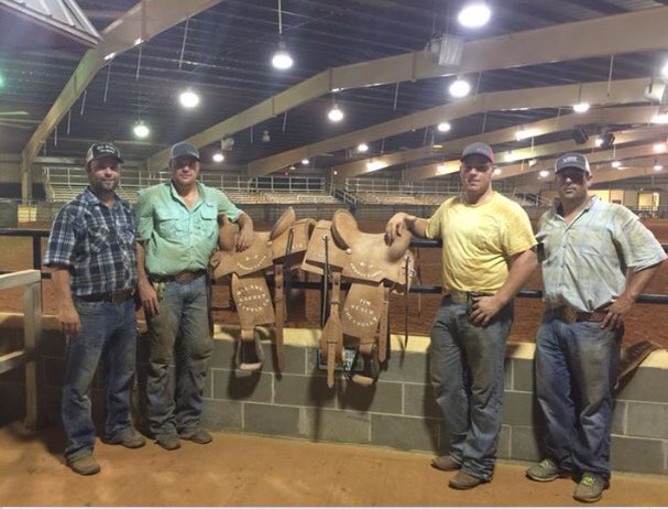 Umrebkelly's tweet photo. Dust+sweat=cash, saddle, &amp; breast collar. My Jason (yellow)had a profitable 4th #teamroper #heeler #cowboy #proudmom https://t.co/0HjZpWlGZC