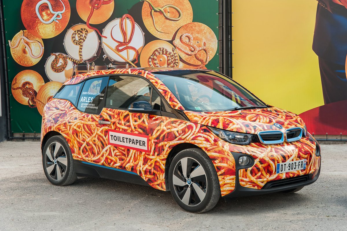 BMWIndia2's tweet photo. #MaurizioCattelan neither creates a #BMWArtCars Car nor “art”. @BMWi #BMWi3 Find out more: https://t.co/Zh4I1BMKZB https://t.co/EXxhNDgPcC