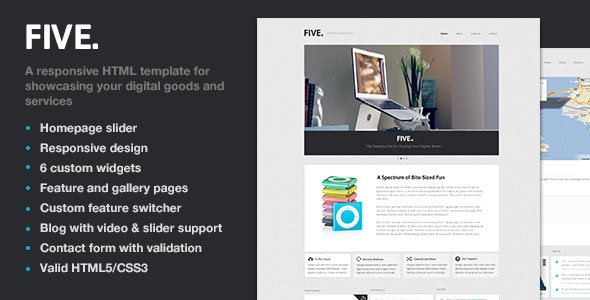 WarezNulled's tweet image. Five - Responsive HTML Template - #Apps #DigitalProducts #JquerySlider goo.gl/P1c7RA