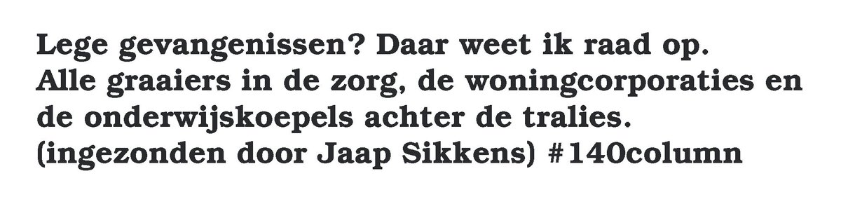 WandeleninNH's tweet photo. Ingezonden #140column (door Jaap Sikkens) https://t.co/pPvTQmx5oQ