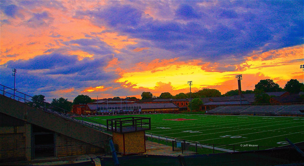 Jeff Weaver on Twitter: "Sunrise over our Maryville High School ...