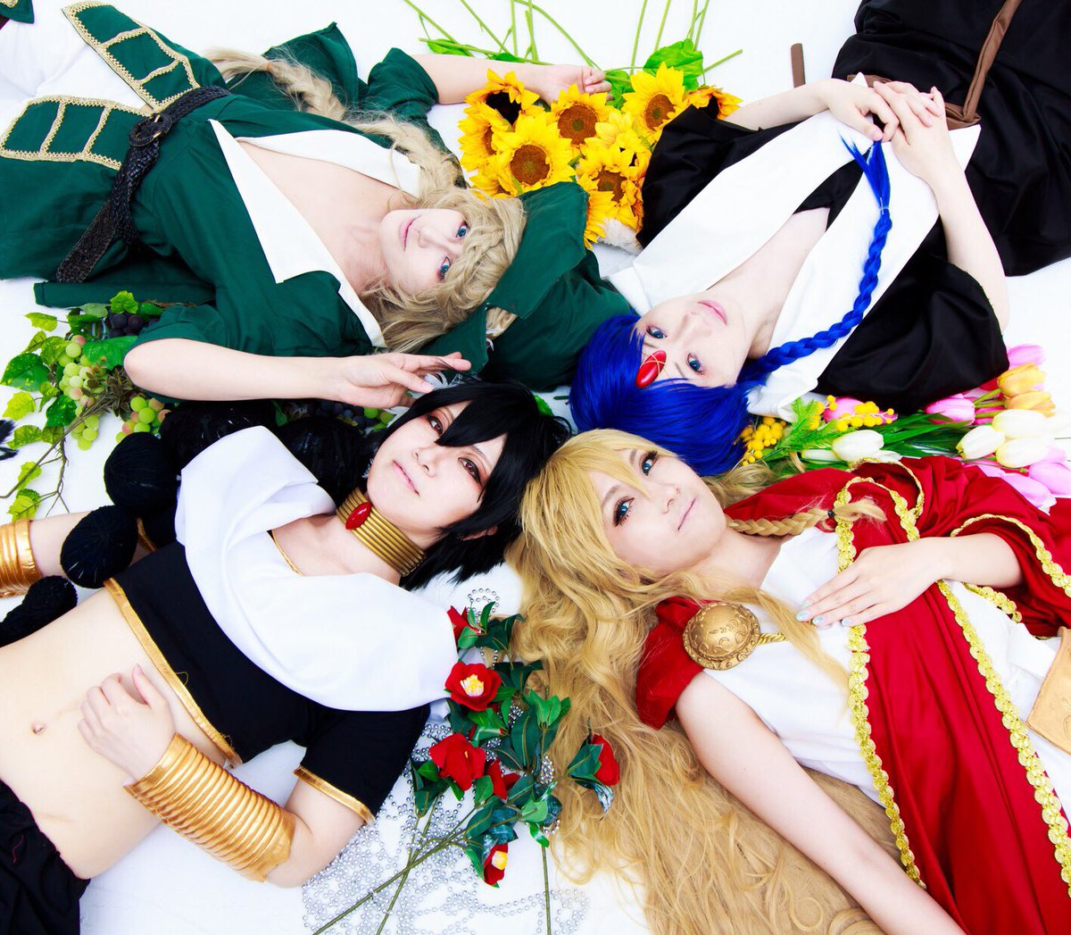 𝟸𝟷𝟶𝟼 青 コスプレ マギ ティトス アレキウス 新マギカルテット併せ 取り敢えず2枚お先に 長年の夢でした よくわかんない衣装でヒーヒーしてたけど 鎧の模様描くの楽しかったな P イタさん Ita Pan2