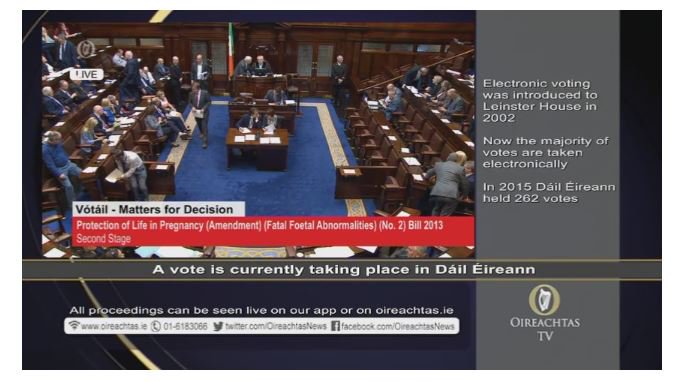 freesafelegal's tweet photo. The vote on #micksbill #ffabill has been called in the Dáil #repealthe8th https://t.co/vquxnSdxxl