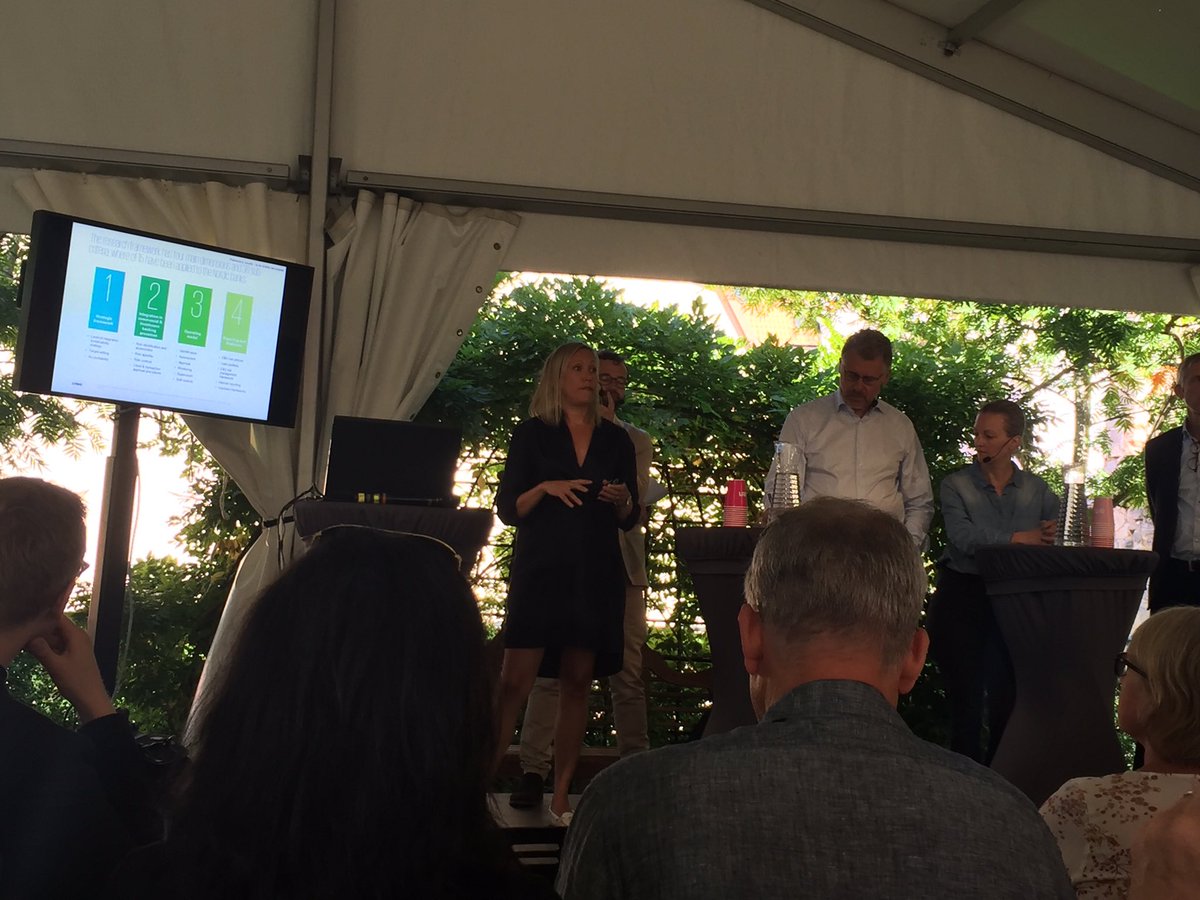 IdaEyeda's tweet photo. @Helena_Mueller presenterar @KPMGSweden rapport "Ready or Not?" om hållbarhet i bankernas kreditgivning. @Finansliv https://t.co/AlY8zcGDqk