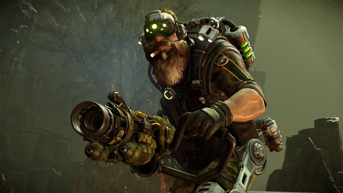 gameinformer's tweet photo. .@EvolveGame is going completely free on PC and getting significant gameplay changes. https://t.co/MDwU7dd8YV https://t.co/1im7W8yaFK