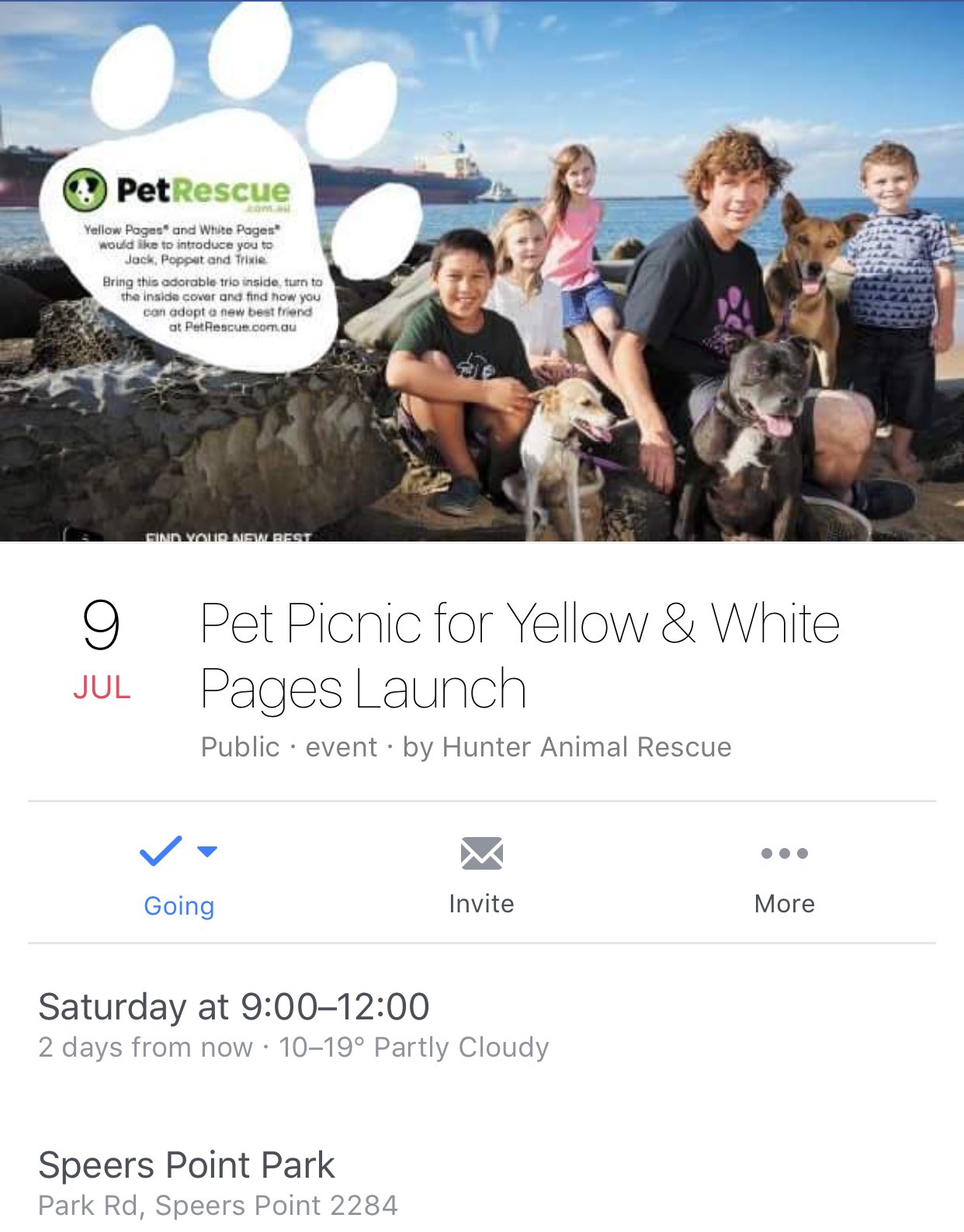 Hunter Animal Rescue on Twitter "Join us this Saturday at speers point